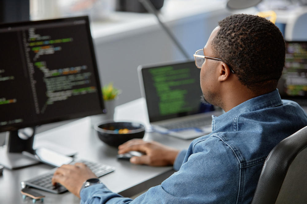 Web development illustration